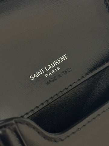 SOLFERINO 18 BLACK CALFSKIN PHONE BAG