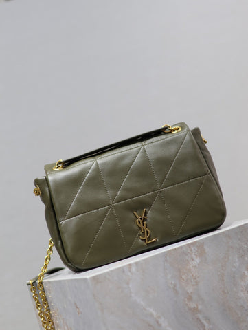 YSL 25S JAMIE 25 IN LIGHT MUSK LAMBSKIN GOLD HARDWARE