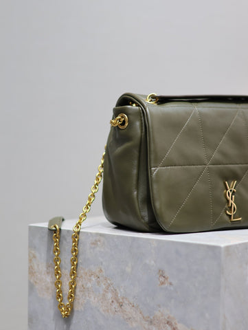 YSL 25S JAMIE 25 IN LIGHT MUSK LAMBSKIN GOLD HARDWRE