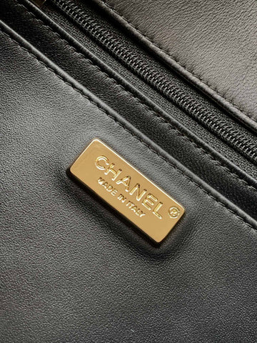CHANEL 25S FLAP BAG 25 CM IN WHITE MIX BLACK SEQUINS