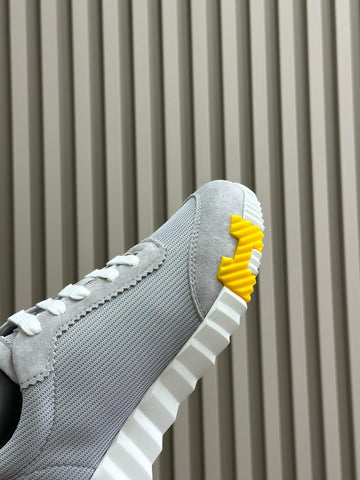 BOUNCING SNEAKERS LIGHT GRAY CALFSKIN