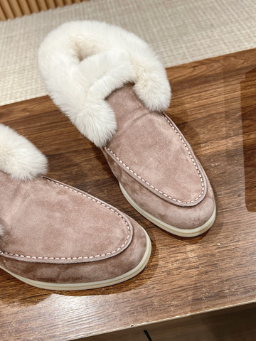 LP CLASSIC SUMMER CHARMS WALK LOAFERS CAMEL CALFSKIN
