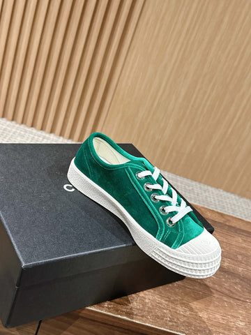 CONVERSE SNEAKER IN TEAL GREEN VELVET