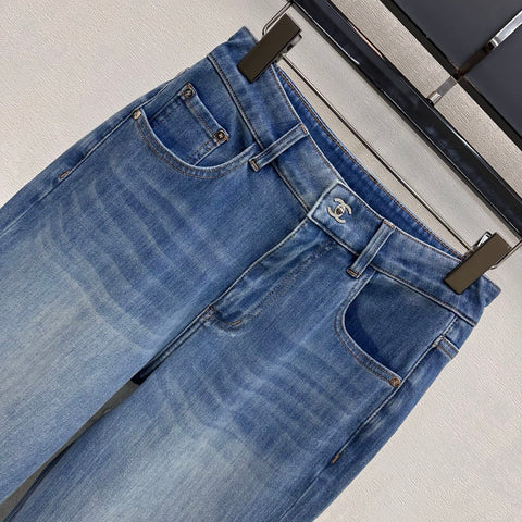 CHANEL 26S FLARED JEANS 1380