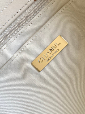 CHANEL 25S SHOPPING BAG 34 IN MULTICOLOR TWEED