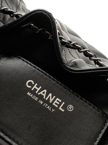 CHANEL 26S HOBO BAG 22 IN BLACK CALFSKIN