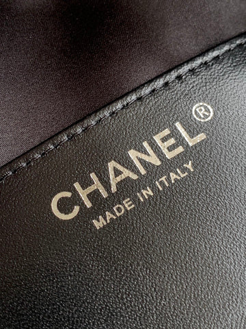 CHANEL 26S HOBO BAG 30 IN BLACK CALFSKIN