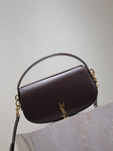 VOLTAIRE 24 IN BRUNETTE BROWN CALFSKIN