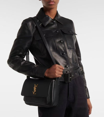 YSL 25S NIKI BABY 22 IN BLACK CALFSKIN GOLD HARDWRE