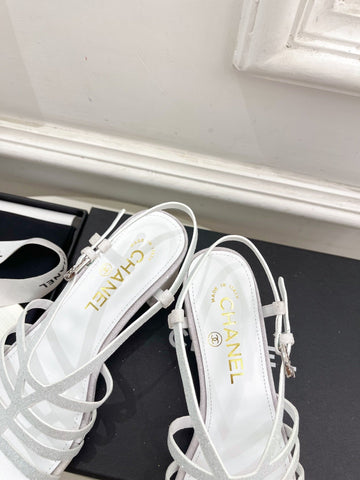WHITE ROMAN 5 CM SANDALS