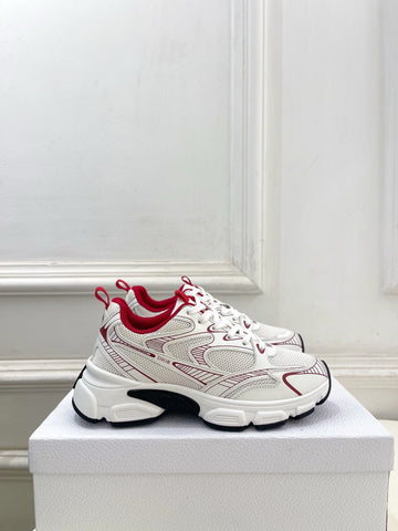 DIOR 26S SNEAKER IN WHITE CALFSKIN AND MESH FABRIC